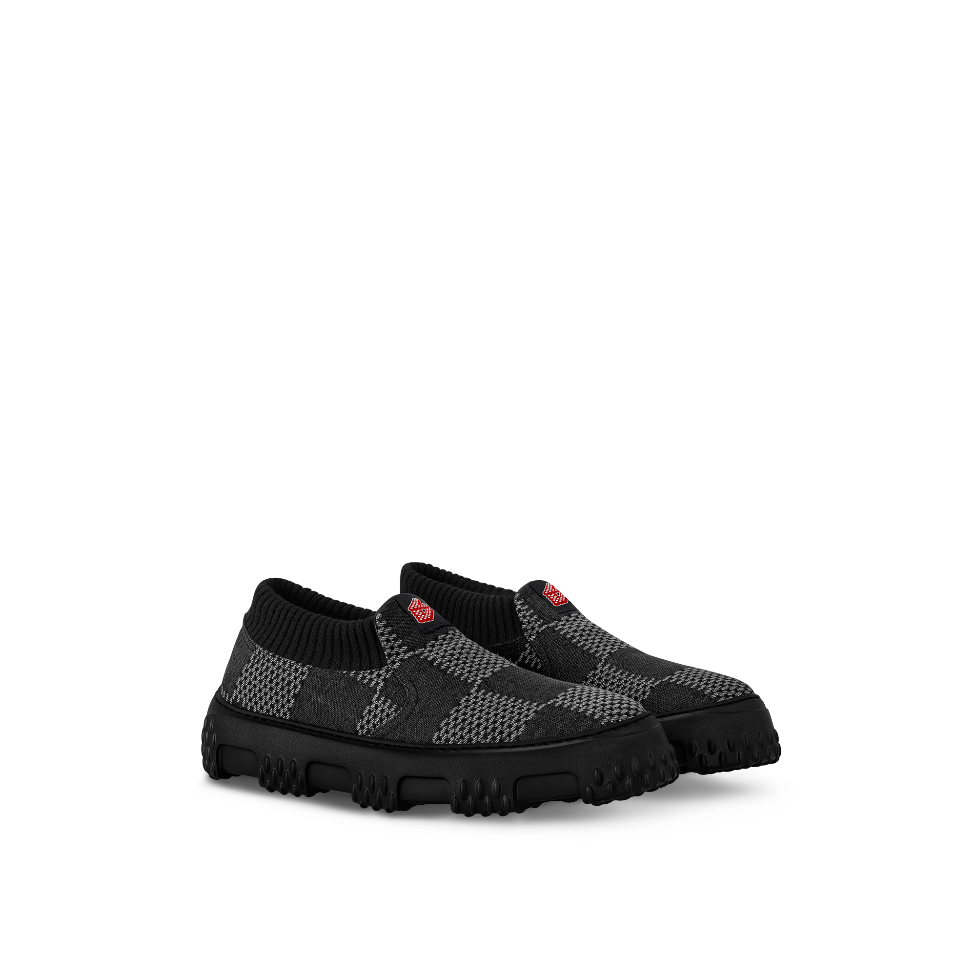 LV Space Lander Slip On - Luxury Shoes - 1ACVQC Black